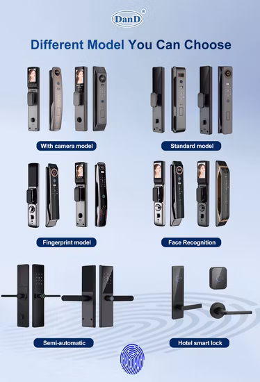 Интеллектуальные цифровые дверные замки с электрической ручкой